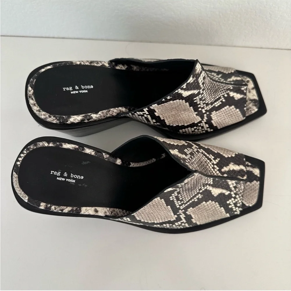 rag & bone Santiago Snakeskin Embossed Wedge
Sandal - Picture 7 of 8